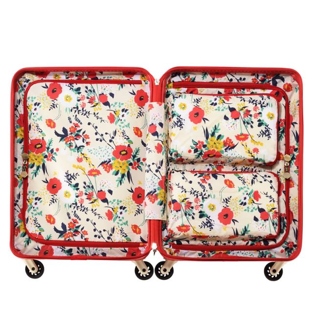 【商品レビュー記入で+5%】新色追加 HaNT(ハント) mine(マイン) スーツケース キャリーケース 33L 48cm 2.7kg 1〜2泊 4輪 TSAロック ファスナー式 機内持ち込み 軽量 05745 レディース 送料無料