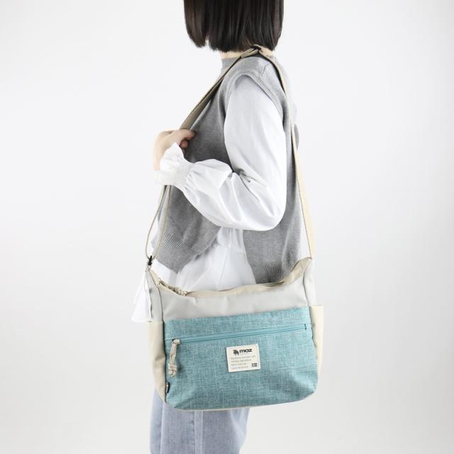 【商品レビューで+5%】moz モズ ショルダーバッグ 6.4L A5 レディース 斜めがけ 大人 軽量 ブランド 斜めがけバッグ ショルダーバック 肩がけ 斜めがけバック 肩掛け おでかけ 旅行 普段使い 舟形ショルダーバッグ かばん バッグ リフレクター 旅行 かわいい 女性 ZZEI-28