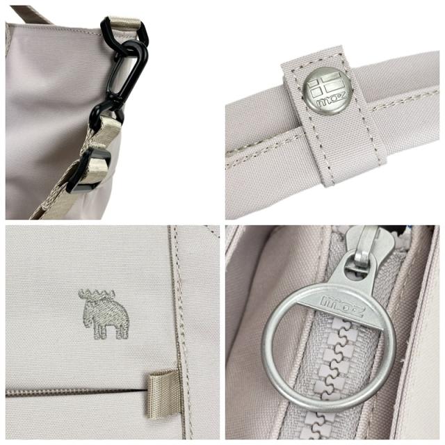 【商品レビュー記入で+5%】モズ トートショルダー moz 2way トートバッグ トートショルダーバッグ A4 12L キャリーオン メンズ レディース 大きめ はっ水 斜め掛けバッグ 肩掛け 斜め掛け 撥水 軽量 かわいい リフレクター 通勤 通学 普段使い エルク ヘラジカ ZZRK-06_11
