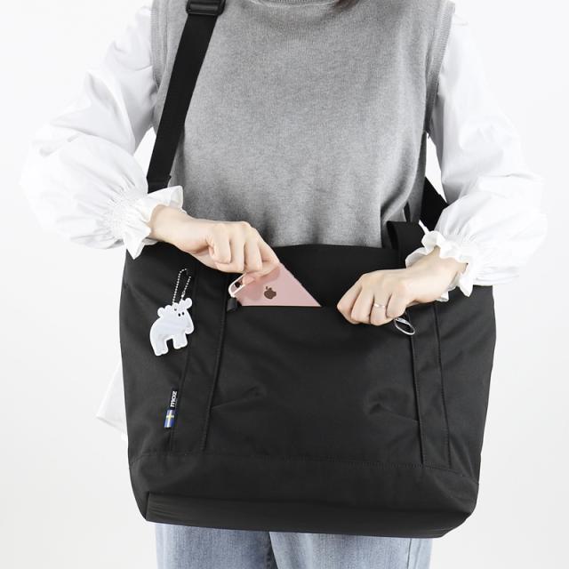 【商品レビュー記入で+5%】モズ トートショルダー moz 2way トートバッグ トートショルダーバッグ A4 12L キャリーオン メンズ レディース 大きめ はっ水 斜め掛けバッグ 肩掛け 斜め掛け 撥水 軽量 かわいい リフレクター 通勤 通学 普段使い エルク ヘラジカ ZZRK-06_2