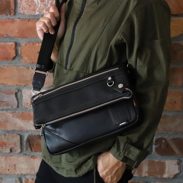 【商品レビュー記入で+5%】アビレックス ショルダーバッグ メンズ AVIREX 斜めがけ かっこいい ブランド 口折れ 2WAY トートショルダー ショルダートート トートバッグ 男女兼用 斜めがけバッグ AX5003 スチュアート STUART アヴィレックス A4 大人 通勤 レディース 人気_2