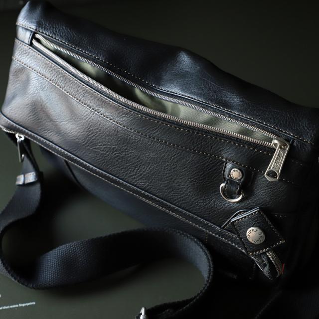 【商品レビュー記入で+5%】アビレックス ショルダーバッグ メンズ AVIREX 斜めがけ かっこいい ブランド 口折れ 2WAY トートショルダー ショルダートート トートバッグ 男女兼用 斜めがけバッグ AX5003 スチュアート STUART アヴィレックス A4 大人 通勤 レディース 人気_6