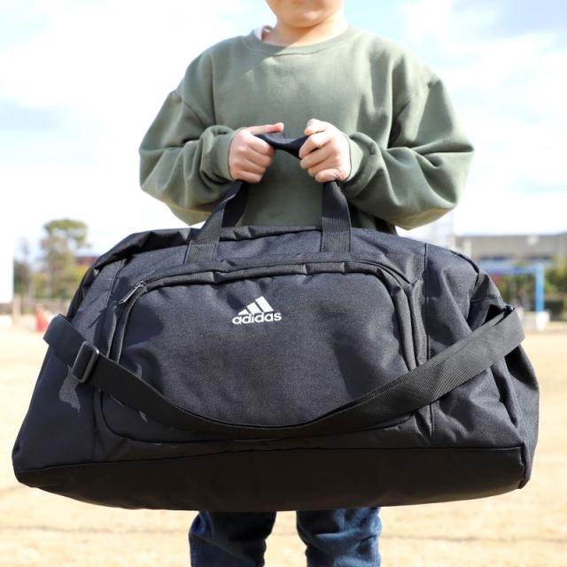 【商品レビュー記入で+5%】アディダス ボストンバッグ adidas  2泊 3泊 48L 63797 キッズ ジュニア 男の子 男子 修学旅行 スポーツブランド ショルダー 旅行 トラベル 林間学校 合宿 レジャー 小学生 低学年 中学年 高学年 小学校 かっこいい おしゃれ シンプル 人気_3