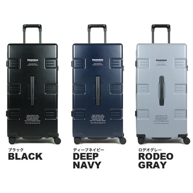【ノベルティ付き】 スーツケース イノベーター innovator Lサイズ 85L 7泊 8泊 9泊 キャリーワゴン IW88 TSAロック TSロック 静音 4輪 メンズ レディース ファスナー 国内旅行 修学旅行 長期旅行 トラベル キャリーケース サイレントキャスター 正規品 2年保証
