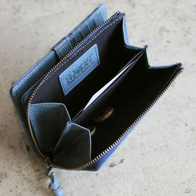 商品レビュー記入で+5%】SNOOPY JOE COOL 二つ折り財布 73320 ラウンド