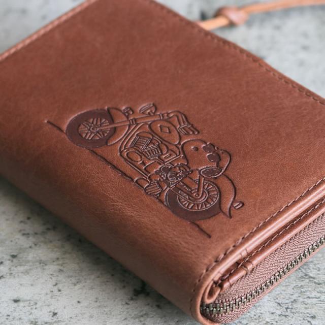 【商品レビュー記入で+5%】SNOOPY JOE COOL 二つ折り財布 73320 ラウンドファスナー ウォレット ミドルウォレット 財布 サイフ 本革 牛革 レザー 革財布 カウレザー レザー アニメ キャラクター ユニセックス メンズ レディース ギフト スヌーピー PEANUTS ピーナツ 送料無料 商品レビュー記入で+5%】SNOOPY JOE COOL 二つ折り財布 73320 ラウンド