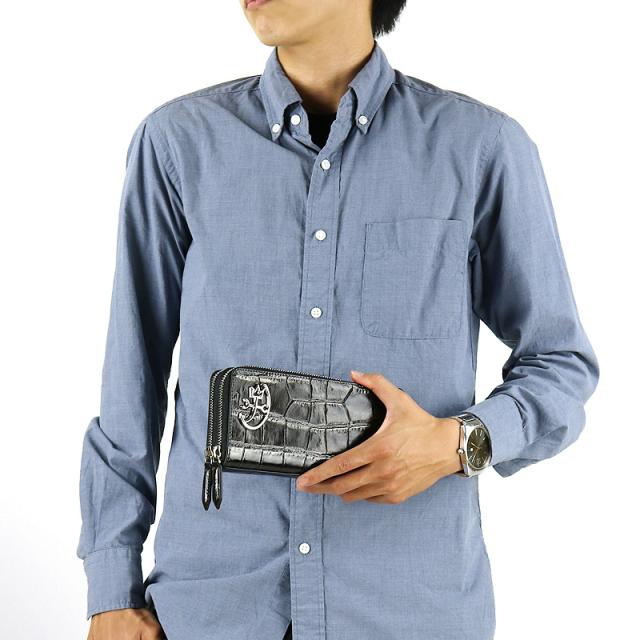 【商品レビュー記入で+5%】CASTELBAJAC カステルバジャック Gypse ジプス ラウンドファスナー長財布 小銭入れあり ロングウォレット 2ルーム 普段使い ビジネス メンズ ブランド 本革 牛革 レザー クロコ型押し 人気 ブランド カジュアル オシャレ 人気 プレゼントに 023624_12