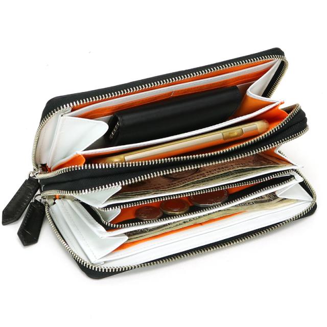 【商品レビュー記入で+5%】CASTELBAJAC カステルバジャック Gypse ジプス ラウンドファスナー長財布 小銭入れあり ロングウォレット 2ルーム 普段使い ビジネス メンズ ブランド 本革 牛革 レザー クロコ型押し 人気 ブランド カジュアル オシャレ 人気 プレゼントに 023624_5