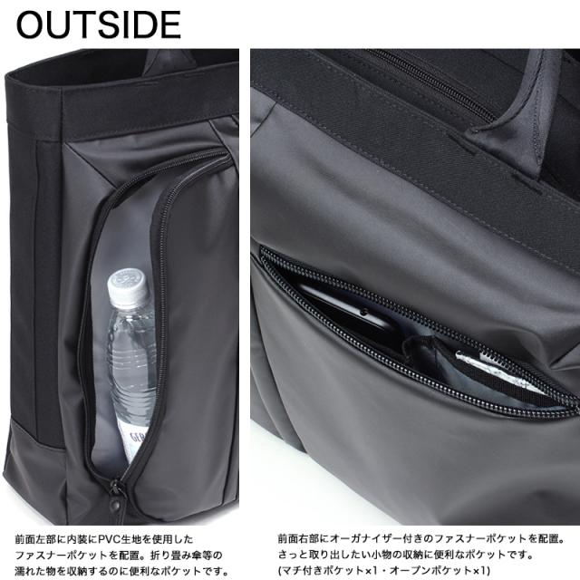 【商品レビューで+5%】BERMAS バーマス トートバッグ メンズ ブランド ビジネスバッグ ビジネストート ビズトート 縦型トート 縦型 肩掛け A4 B4 ファスナー付き ビジネス 仕事用 通勤 出張 旅行 PC パソコン 撥水 コーデュラ リクルート フレッシャーズ 男性 人気 60383_5