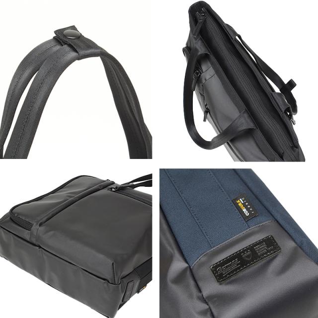【商品レビューで+5%】BERMAS バーマス トートバッグ メンズ ブランド ビジネスバッグ ビジネストート ビズトート 縦型トート 縦型 肩掛け A4 B4 ファスナー付き ビジネス 仕事用 通勤 出張 旅行 PC パソコン 撥水 コーデュラ リクルート フレッシャーズ 男性 人気 60383_8
