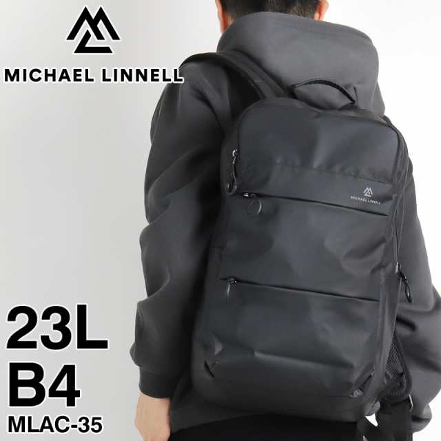 【商品レビューで+5%】マイケルリンネル リュック メンズ リュックサック MICHAEL LINNELL MLAC-35 スクエアリュック デイパック バック