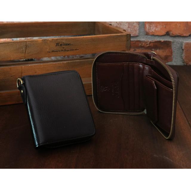【商品レビュー記入で+5%】AVIREX アヴィレックス BEIDEバイド ミドルウォレット セミ長財布 二つ折り財布 メンズ 小銭入れあり AX9101 小物 レザー ICカード収納 通勤 通学 ビジネス 普段使い 革 本革 牛革 イタリアンレザー ブランド 財布 サイフ プレゼント_12