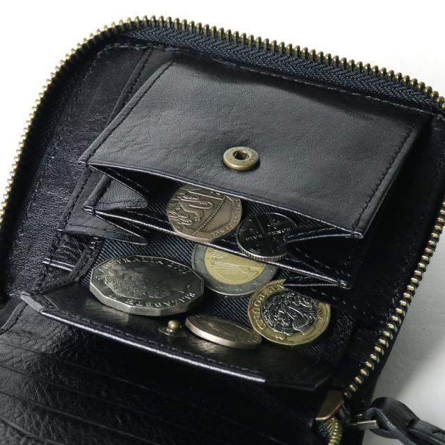 【商品レビュー記入で+5%】AVIREX アヴィレックス BEIDEバイド ミドルウォレット セミ長財布 二つ折り財布 メンズ 小銭入れあり AX9101 小物 レザー ICカード収納 通勤 通学 ビジネス 普段使い 革 本革 牛革 イタリアンレザー ブランド 財布 サイフ プレゼント_3