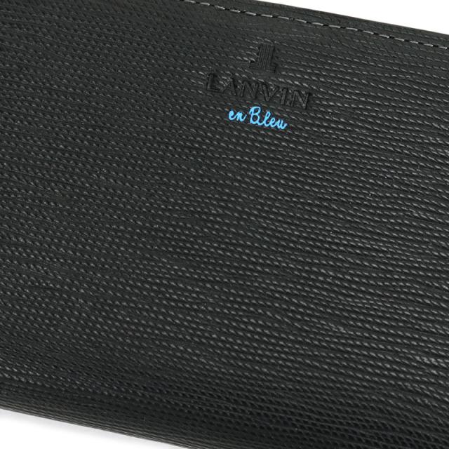 【商品レビュー記入で+5%】ランバンオンブルー ミドルウォレット 小銭入れあり LANVIN en Bleu スタンパ セミ長財布 二つ折り財布 札入れ 522604 普段使い ビジネス 牛革 本革 革 レザー メンズ ブランド カジュアル オシャレ 人気 財布 さいふ サイフ 革小物 ウォレット_2