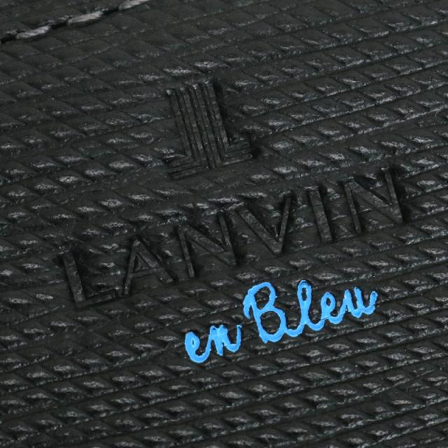 【商品レビュー記入で+5%】ランバンオンブルー ミドルウォレット 小銭入れあり LANVIN en Bleu スタンパ セミ長財布 二つ折り財布 札入れ 522604 普段使い ビジネス 牛革 本革 革 レザー メンズ ブランド カジュアル オシャレ 人気 財布 さいふ サイフ 革小物 ウォレット_5