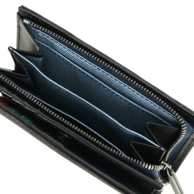 【商品レビュー記入で+5%】ランバンオンブルー ミドルウォレット 小銭入れあり LANVIN en Bleu スタンパ セミ長財布 二つ折り財布 札入れ 522604 普段使い ビジネス 牛革 本革 革 レザー メンズ ブランド カジュアル オシャレ 人気 財布 さいふ サイフ 革小物 ウォレット_8