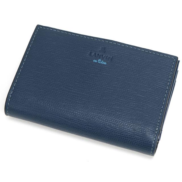 【商品レビュー記入で+5%】ランバンオンブルー ミドルウォレット 小銭入れあり LANVIN en Bleu スタンパ セミ長財布 二つ折り財布 札入れ 522604 普段使い ビジネス 牛革 本革 革 レザー メンズ ブランド カジュアル オシャレ 人気 財布 さいふ サイフ 革小物 ウォレット_15