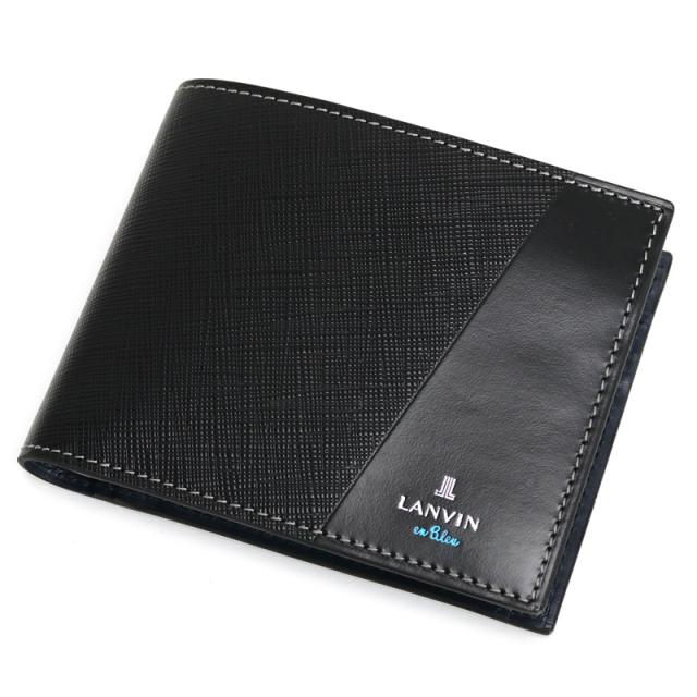 【商品レビュー記入で+5%】ランバンオンブルー 二つ折り財布 小銭入れあり LANVIN en Bleu パーシャル 札入れ ハーフウォレット 555613 普段使い ビジネス 牛革 本革 革 レザー メンズ ブランド カジュアル オシャレ 人気 財布 さいふ サイフ 革小物 ウォレット 商品レビュー記入で+5%】ランバンオンブルー 二つ折り財布 小銭入れ