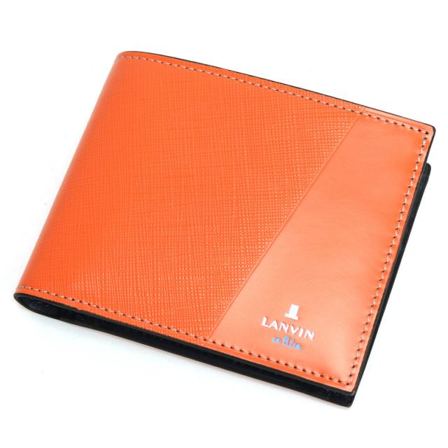 商品レビュー記入で+5%】ランバンオンブルー 二つ折り財布 小銭入れ