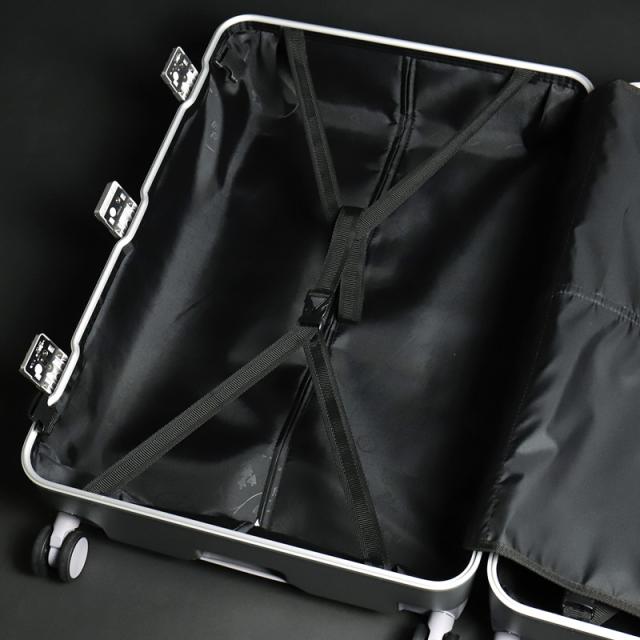 【商品レビュー記入で+5%】コールマン スーツケース Coleman ALMITE 60001キャリーケース フレーム 92L 7〜9泊 ハード TSAロック 4輪 ダブルキャスター 双輪キャスター 旅行 国内旅行 海外旅行 長期滞在 ビジネス トラベル 出張 大型 キャリーバッグ メンズ レディース_4