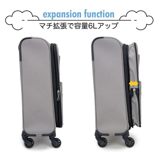 商品レビューで+5%】Lee スーツケース ソフトキャリーケース キャリー