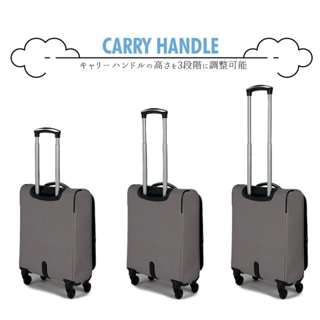 商品レビューで+5%】Lee スーツケース ソフトキャリーケース キャリー