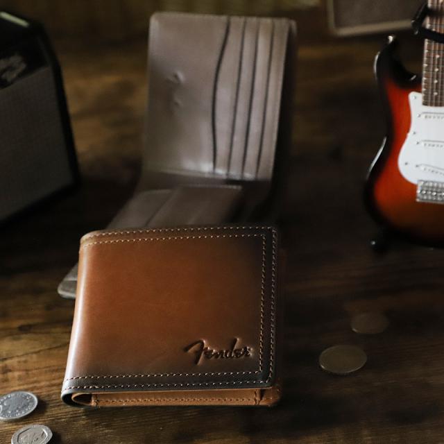 商品レビュー記入で+5%】フェンダー 財布 二つ折り メンズ ブランド 本