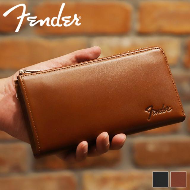 【商品レビュー記入で+5%】フェンダー 財布 長財布 L字ファスナー メンズ ブランド 本革 Fender 950-704 札入れ ロングウォレット L字ファスナー長財布 大容量 ピック 普段使い ビジネス 本革 牛革 レザー　カジュアル オシャレ 人気 さいふ サイフ 革小物の通販は
