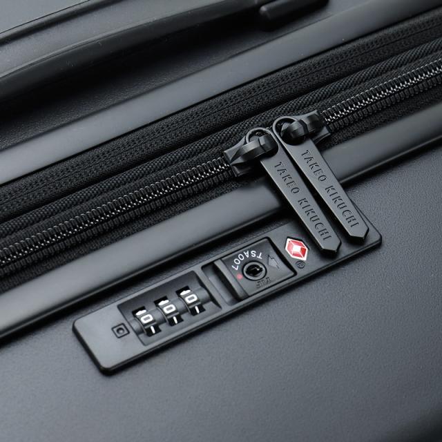 【商品レビューで+5%】スーツケース Mサイズ ストッパー付き タケオキクチ 軽量 拡張 TAKEO KIKUCHI SSC002 キャリーケース ブランド ファスナー 55L 64L 3泊 4泊 5泊 3〜5泊 スカイエスケイプ TSAロック TSロック 4輪 双輪キャスター 国内旅行 海外旅行 修学旅行 出張_10