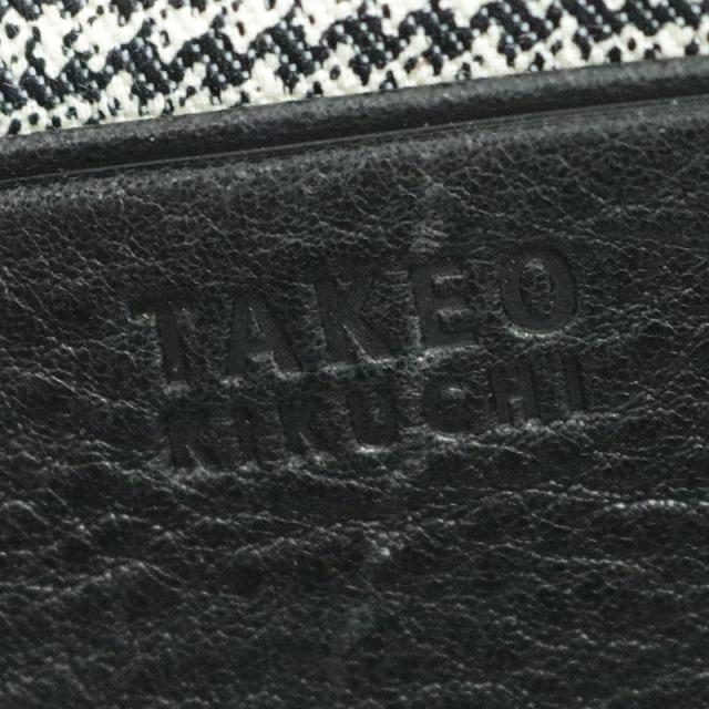 商品レビュー記入で+5%】タケオキクチ ラウンドファスナー長財布 小銭