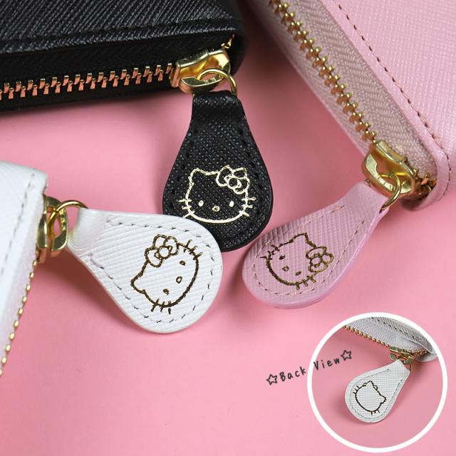 【商品レビュー記入で+5%】ハローキティ 財布 大人 プレゼント ラウンドファスナー長財布 12160 Hello Kitty キティ キティー キティちゃん ロングウォレット 長財布 長ナイフ サイフ ウォレット 革財布 レザー かわいい 女の子 女性 レディース 人気 キャラクター サンリオ_4