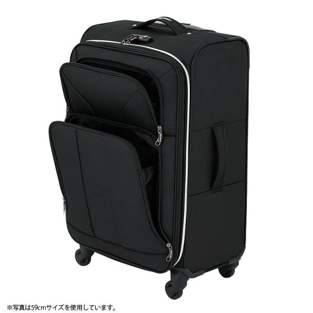 【商品レビューで+5%】スーツケース Lサイズ ソフトスーツケース 軽量 拡張 レジェンドウォーカー LEGEND WALKER 4051-68 ソフト キャリーケース エキスパンダブル 81/94L 1週間以上 長期滞在 TSAロック TSロック 4輪 国内旅行 海外旅行 修学旅行 出張 トラベル 新幹線_2