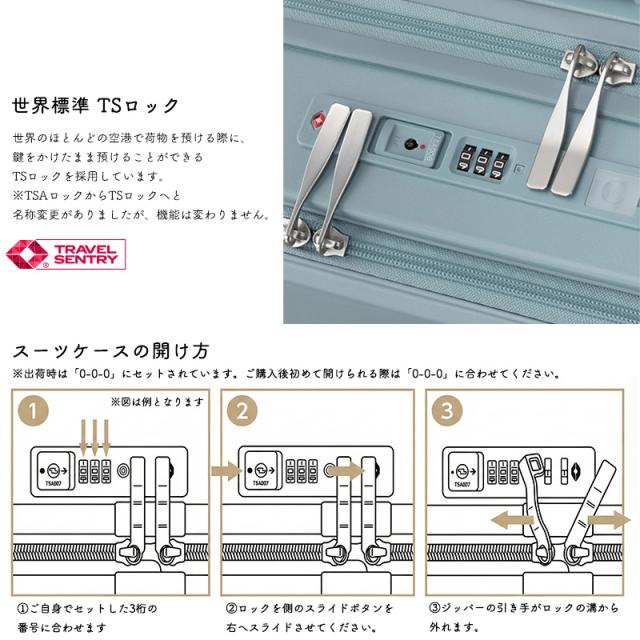 【商品レビューで+5%】スーツケース SSサイズ レジェンドウォーカー LEGEND WALKER ことりっぷ CO5902-38 キャリーケース ファスナー フロントオープン レディース メンズ ブランド 小型 USB 24L 1泊 2泊 1〜2泊 軽量 静音 TSAロック TSロック 4輪 国内旅行 出張 機内持込み_5