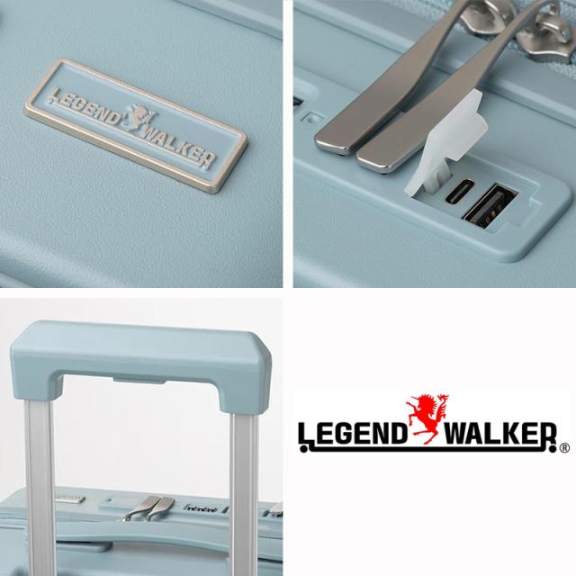 【商品レビューで+5%】スーツケース SSサイズ レジェンドウォーカー LEGEND WALKER ことりっぷ CO5902-38 キャリーケース ファスナー フロントオープン レディース メンズ ブランド 小型 USB 24L 1泊 2泊 1〜2泊 軽量 静音 TSAロック TSロック 4輪 国内旅行 出張 機内持込み_7