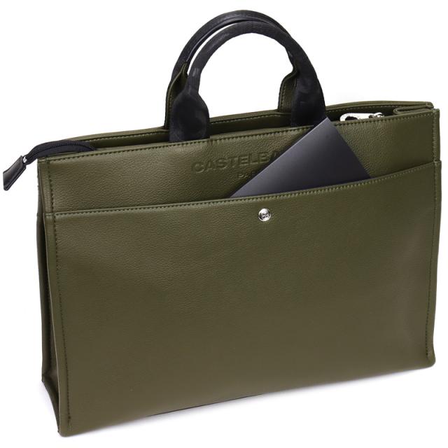 [未使用タグ付] カステルバジャック トートバッグ ダナン カーキ CASTELBAJAC（カステルバジャック） ダナン トートバッグ A4 普段使い