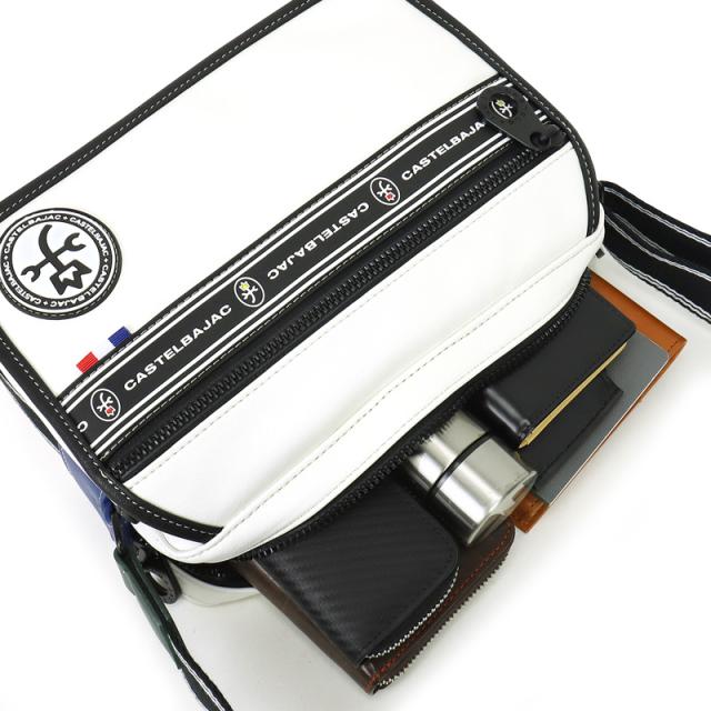 【商品レビュー記入で+5%】カステルバジャック バッグ ショルダーバッグ メンズ ブランド ゴルフ 小さめ CASTELBAJAC LUXE ルックス 049102 ショルダーバッグ 斜め掛け 肩掛け 合皮 ビジネス A5 通勤 ゴルフ 旅行 レディース 横型 カジュアル オシャレ 人気 正規品 正規販売店