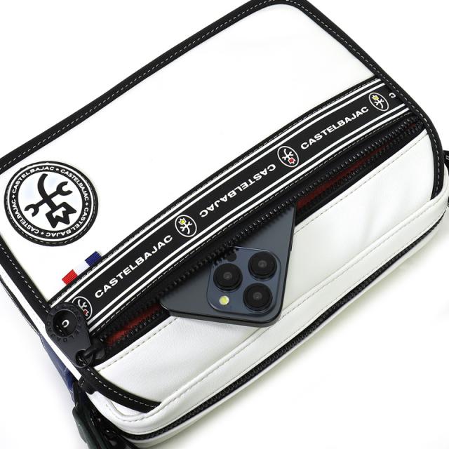 【商品レビュー記入で+5%】カステルバジャック バッグ ショルダーバッグ メンズ ブランド ゴルフ 小さめ CASTELBAJAC LUXE ルックス 049102 ショルダーバッグ 斜め掛け 肩掛け 合皮 ビジネス A5 通勤 ゴルフ 旅行 レディース 横型 カジュアル オシャレ 人気 正規品 正規販売店