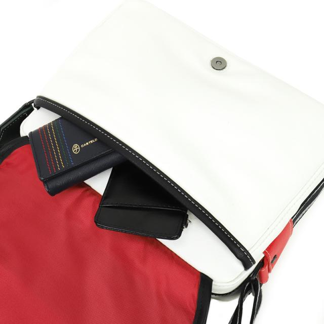 【商品レビュー記入で+5%】カステルバジャック バッグ ショルダーバッグ メンズ ブランド ゴルフ 小さめ CASTELBAJAC LUXE ルックス 049102 ショルダーバッグ 斜め掛け 肩掛け 合皮 ビジネス A5 通勤 ゴルフ 旅行 レディース 横型 カジュアル オシャレ 人気 正規品 正規販売店