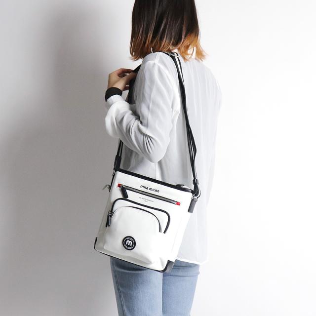 【商品レビュー記入で+5%】ミラミラン バッグ ショルダーバッグ メンズ ブランド MILA MILAN Rosso ロッソ 247101 斜め掛けバッグ B5 普段使い 旅行 ビジネス 通勤 ゴルフ 合皮 合成皮革 一部牛革 バッグ レディース 男女兼用 カジュアル オシャレ 人気 鞄 かばん カバン_3