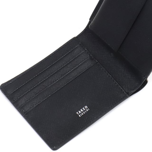 商品レビュー記入で+5%】タケオキクチ 財布 二つ折り メンズ ブランド