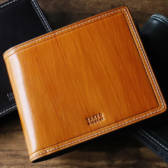 商品レビュー記入で+5%】タケオキクチ 財布 二つ折り メンズ ブランド