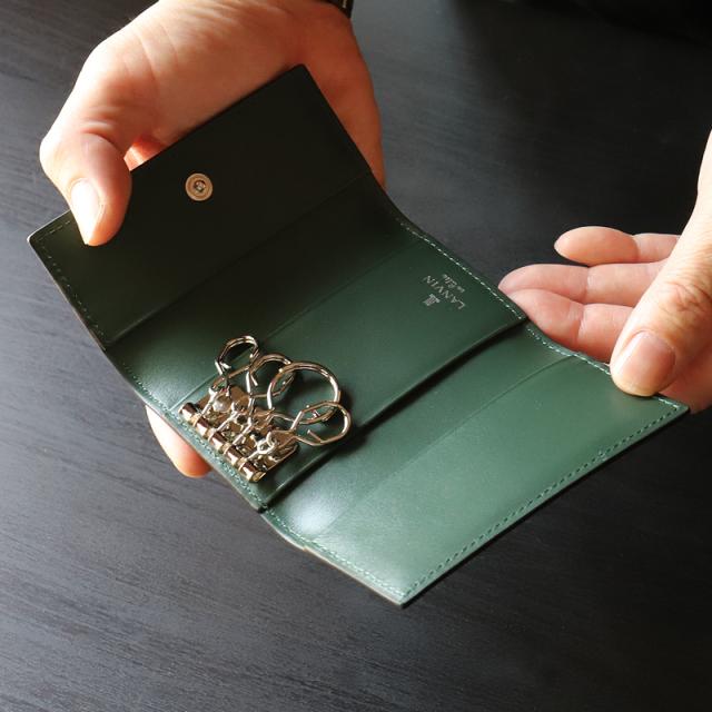 【商品レビュー記入で+5%】ランバンオンブルー キーケース 4連 LANVIN en Bleu ロージュ 516602 普段使い ビジネス 車 バイク 牛革 本革 革 レザー メンズ ブランド カジュアル オシャレ 人気 財布 さいふ サイフ 革小物 正規品 正規販売店_11