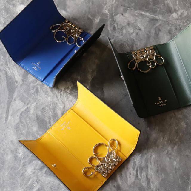 【商品レビュー記入で+5%】ランバンオンブルー キーケース 4連 LANVIN en Bleu ロージュ 516602 普段使い ビジネス 車 バイク 牛革 本革 革 レザー メンズ ブランド カジュアル オシャレ 人気 財布 さいふ サイフ 革小物 正規品 正規販売店_14