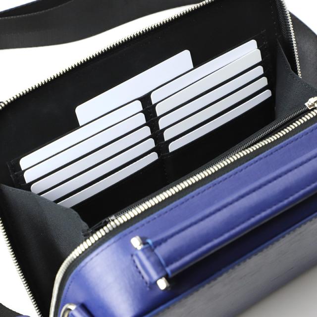 【商品レビューで+5%】ランバンオンブルー バッグ ショルダーバッグ メンズ 小さめ スマートセルバッグ 本革 レザー ブランド クラッチバッグ LANVIN en Bleu Fizz フィズ 521222 スマートクラッチ ゴルフ 結婚式 冠婚葬祭 フォーマル パーティー 通勤 ビジネス 旅行 牛革_6