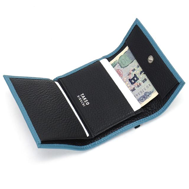 商品レビュー記入で+5%】タケオキクチ 財布 三つ折り メンズ ブランド