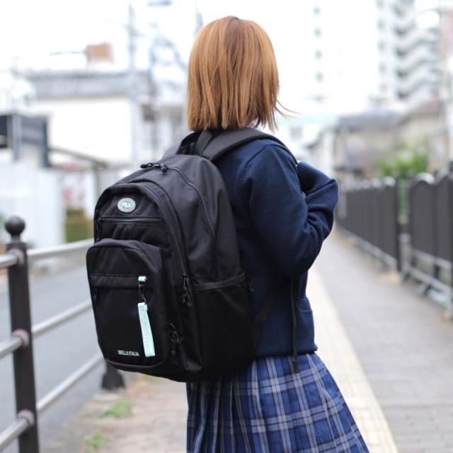 【商品レビューで+5%】フィラ FILA スクールリュック 大容量 通学 女子 女の子 かわいい おしゃれ バッグ 中学生 高校生 大学生 女子高生 高学年 撥水 33L 旅行 スクールバッグ リュックサック デイパック バックパック PC A4 B4 人気 ブランド 7894_13