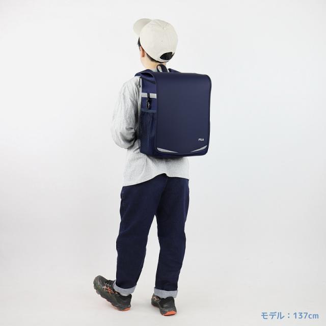 【商品レビュー記入で+5%】フィラ ランドサック FILA キッズ リュック 子ども 子供 女の子 女子 男子 男の子 男児 女児 ランドセル型 スクールリュック ランドサック ランドセルリュック 入学 学校 新入学 A4 18L 撥水 かばん 大容量バッグ 小学校 小学生 ブラック 黒 7902_2