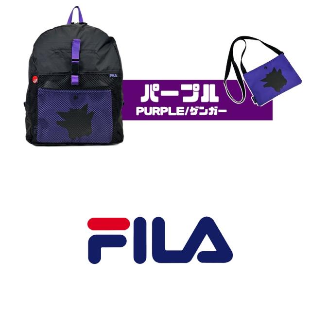 【商品レビュー記入で+5%】フィラ リュック FILA リュックサック FILAのポケモンシリーズ デイパック バックパック レディース メンズ サコッシュ ミニショルダー 撥水 A4 サブバッグ ブランド 普段使い お出かけ かばん レジャー 可愛い 旅行 正規品 FPK002_18
