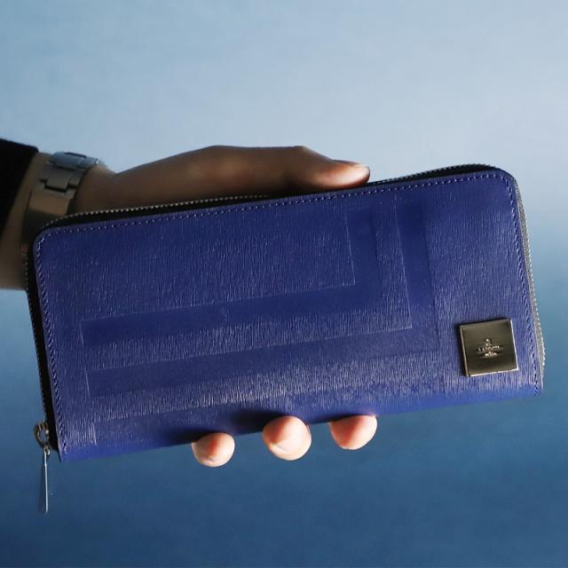 商品レビューで+5%】ランバン 財布 メンズ ブランド 本革 長財布