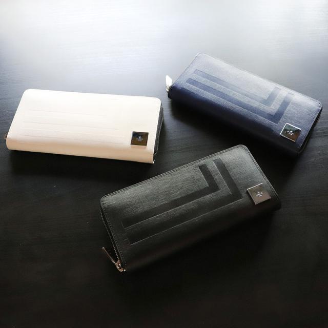 商品レビューで+5%】ランバン 財布 メンズ ブランド 本革 長財布